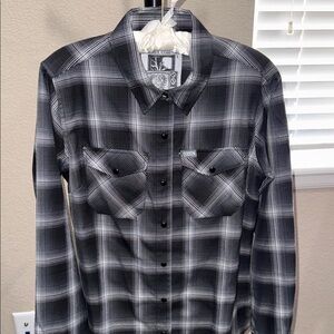 DIXXON Monochrome Plaid Men's Shirt